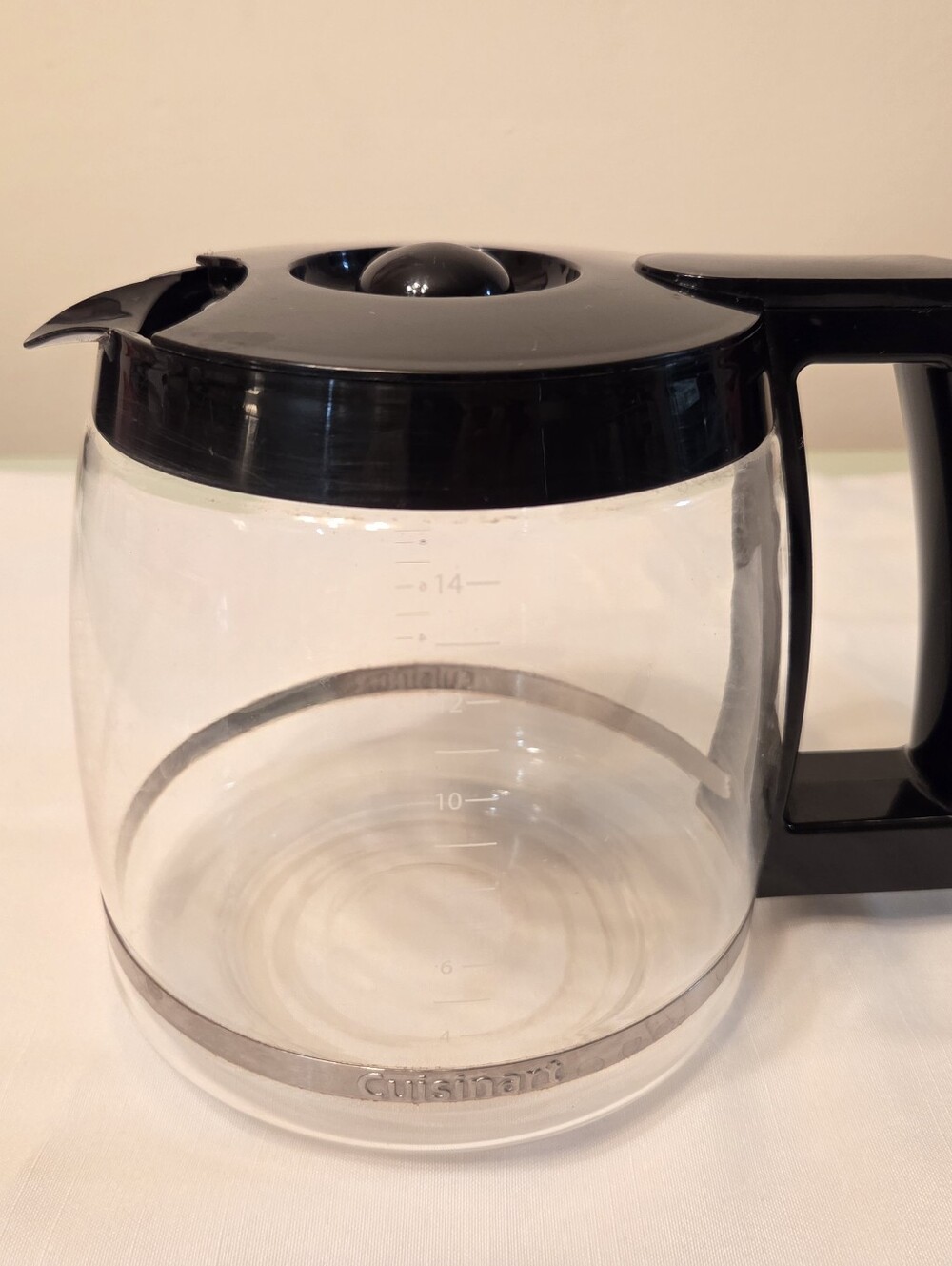 Cuisinart 14 Cup Black Coffee Pot Replacement Used Good Condition